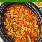 Slow Cooker Minestrone Soup