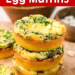 Spinach Feta Egg Muffins