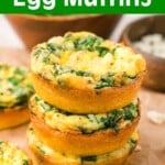 Spinach Feta Egg Muffins