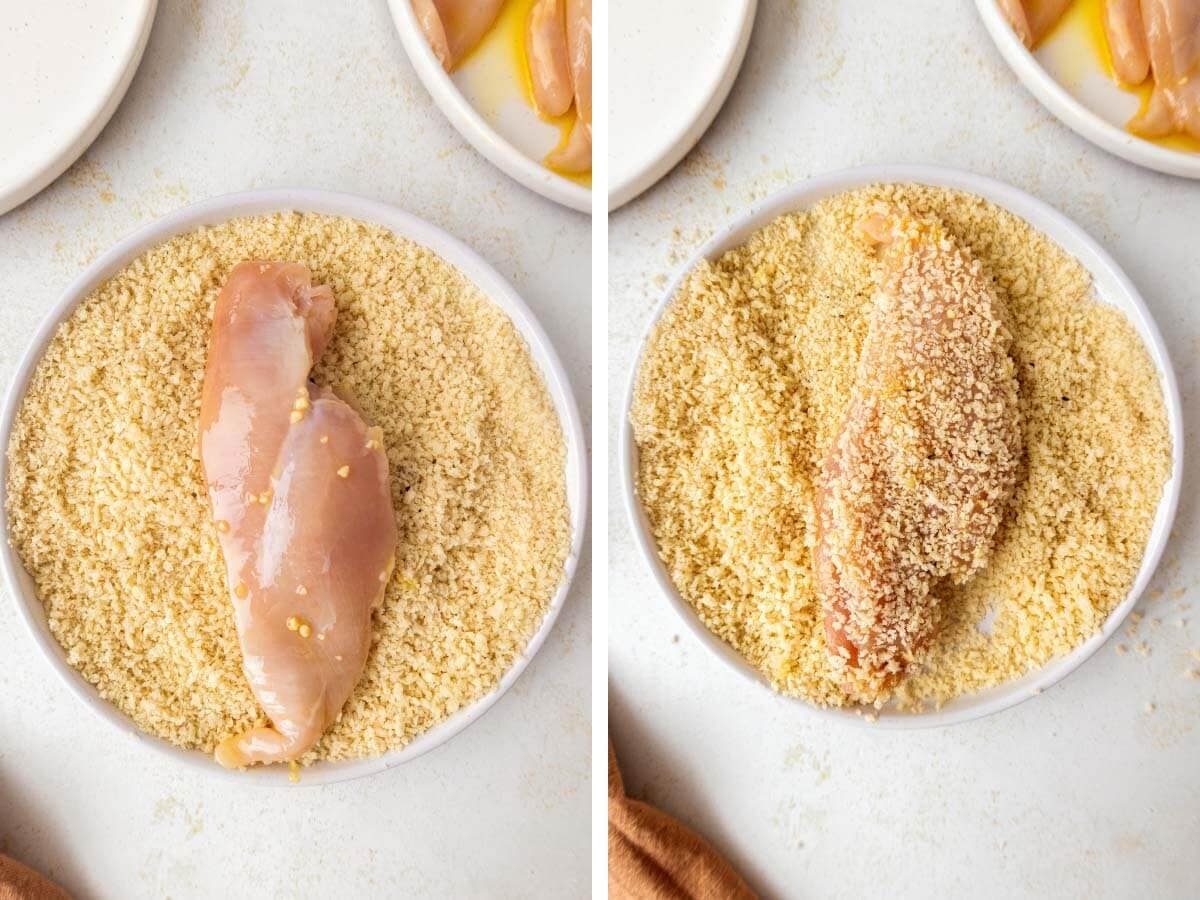 breading chicken cutlets