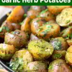 Slow Cooker Garlic Herb Potatoes