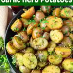 Slow Cooker Garlic Herb Potatoes