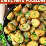 Slow Cooker Garlic Herb Potatoes