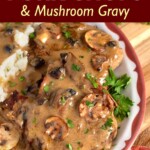 Slow Cooker Pork Chops with Mushroom Gravy