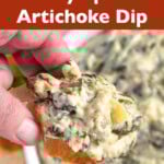 Slow Cooker Spinach Artichoke Dip
