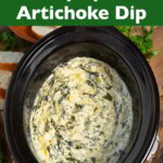 Slow Cooker Spinach Artichoke Dip