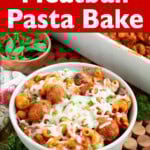 Easy One-Pot Meatball Pasta Bake