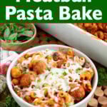 Easy One-Pot Meatball Pasta Bake
