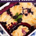 Homemade Blackberry Cobbler