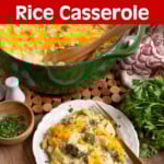 One Pot Chicken Broccoli Rice Casserole