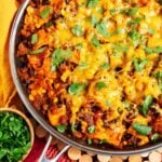 Easy Beef Enchilada Skillet