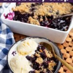Easy Blueberry Crisp