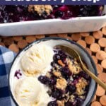 Easy Blueberry Crisp