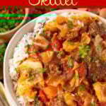 Ground Beef Cabbage Skillet