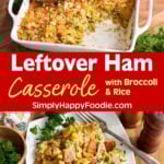 Leftover Ham and Broccoli Rice Casserole