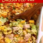 Leftover Ham and Broccoli Rice Casserole