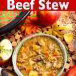 Crockpot Apple Cider Beef Stew