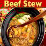 Crockpot Apple Cider Beef Stew