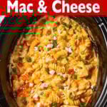Crockpot Buffalo Chicken Mac and Cheese