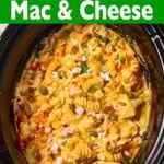 Crockpot Buffalo Chicken Mac and Cheese