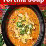Crockpot Chicken Tortilla Soup