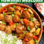 Crockpot Hawaiian Meatballs