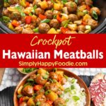 Crockpot Hawaiian Meatballs