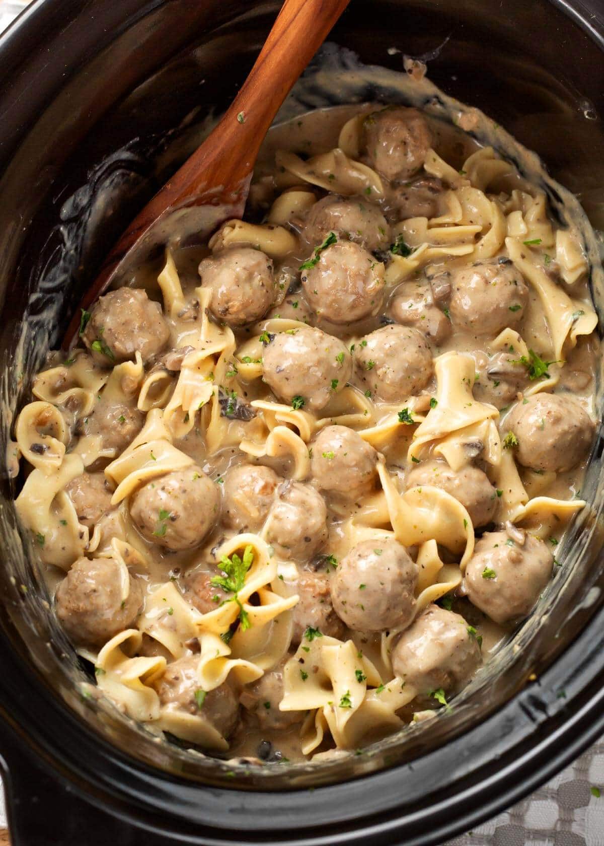 Crockpot Swedish Meatballs
