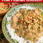 Crockpot Thai Peanut Chicken