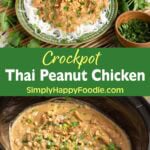 Crockpot Thai Peanut Chicken