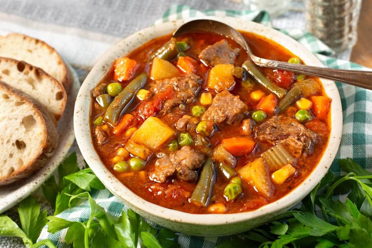 Crockpot Vegetable Beef Soup