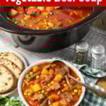 Crockpot Vegetable Beef Soup