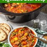 Crockpot Vegetable Beef Soup