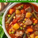 Crockpot Vegetable Beef Soup