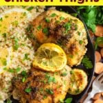 Greek Lemon Chicken Thighs