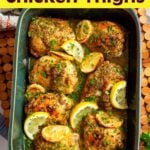 Greek Lemon Chicken Thighs