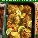 Greek Lemon Chicken Thighs