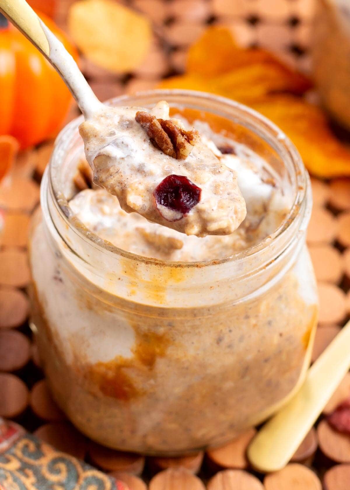 Pumpkin Overnight Oats