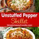 Unstuffed Pepper Skillet