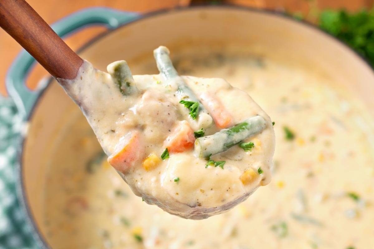 Homemade Creamy Vegetable Soup