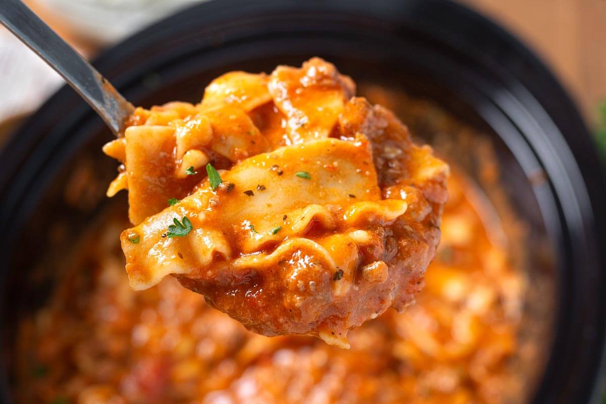 Crockpot Lasagna Soup