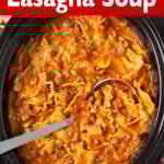 Crockpot Lasagna Soup