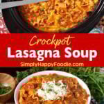 Crockpot Lasagna Soup