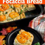 Easy Halloween Focaccia Bread