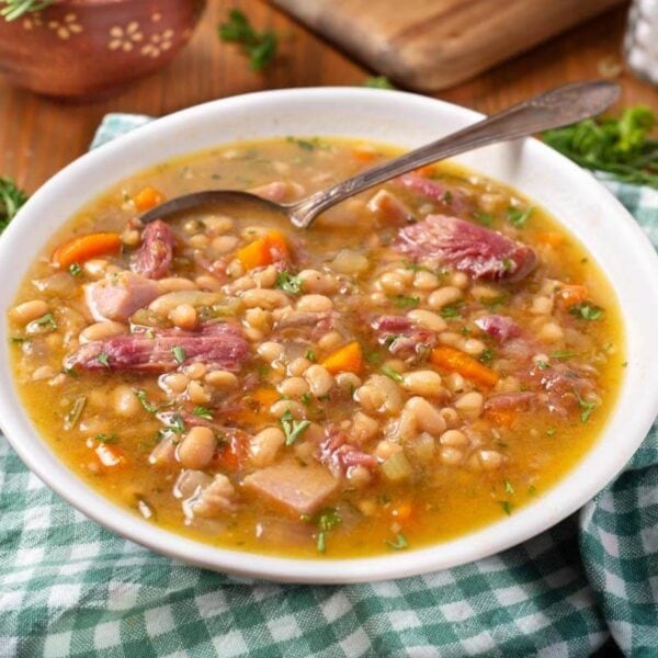 Slow Cooker Ham and Bean Soup