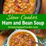 Slow Cooker Ham and Bean Soup