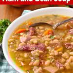 Slow Cooker Ham and Bean Soup