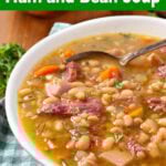Slow Cooker Ham and Bean Soup