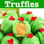 Grinch Truffles - No Bake Christmas Candy