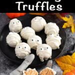 These Halloween Mummy Oreo Truffles